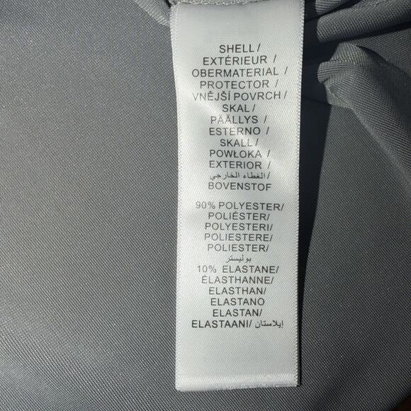 Adrianna Papell Gray Velvet Cocktail Dress Size 4 Illusion V Holiday Party - Picture 7 of 9